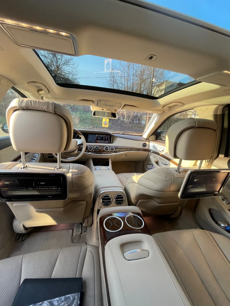 Mercedes-Benz S 500 455кс/ 4matic/Burmester/3Tv/panorama/vakum, снимка 7 - Автомобили и джипове - 48915246