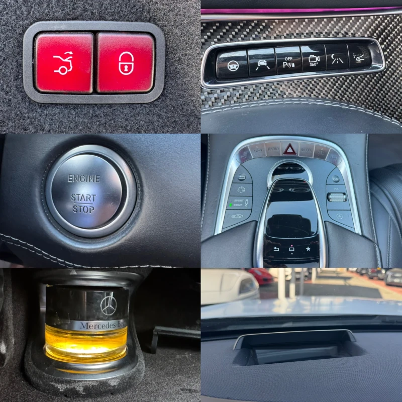 Mercedes-Benz S 63 AMG FACELIFT#DESIGNO#4MATIC#CARBON#3D-BURM#FULL FULL, снимка 16 - Автомобили и джипове - 52408513