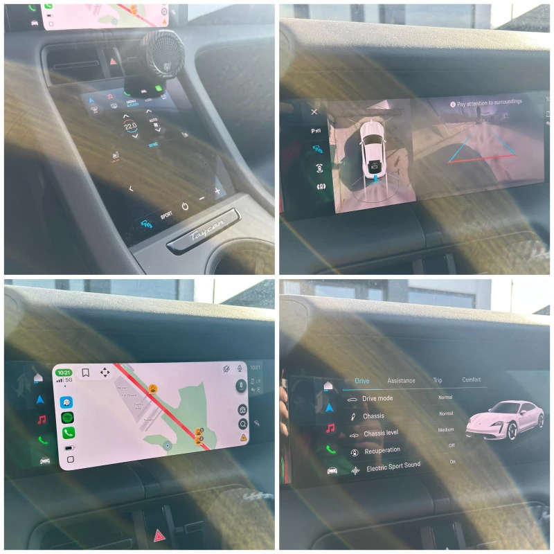 Porsche Taycan 4S PERFORMANCE 93 kWh | ГАРАНЦИЯ ДО 2029Г!, снимка 16 - Автомобили и джипове - 53186115