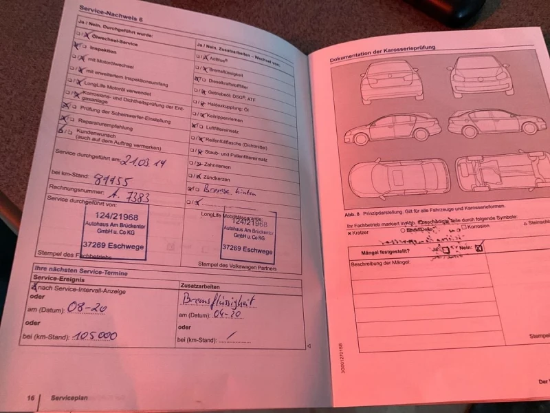 VW Passat BiTdi, Сервизна История, снимка 15 - Автомобили и джипове - 53422260