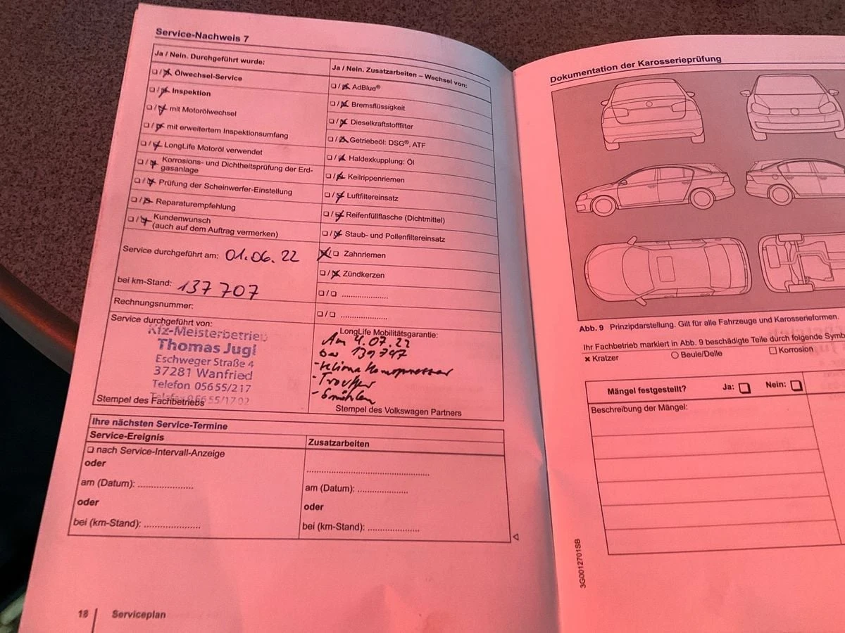 VW Passat BiTdi, Сервизна История, снимка 16 - Автомобили и джипове - 53422260