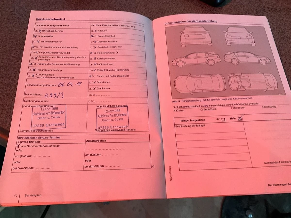 VW Passat BiTdi, Сервизна История, снимка 13 - Автомобили и джипове - 53422260