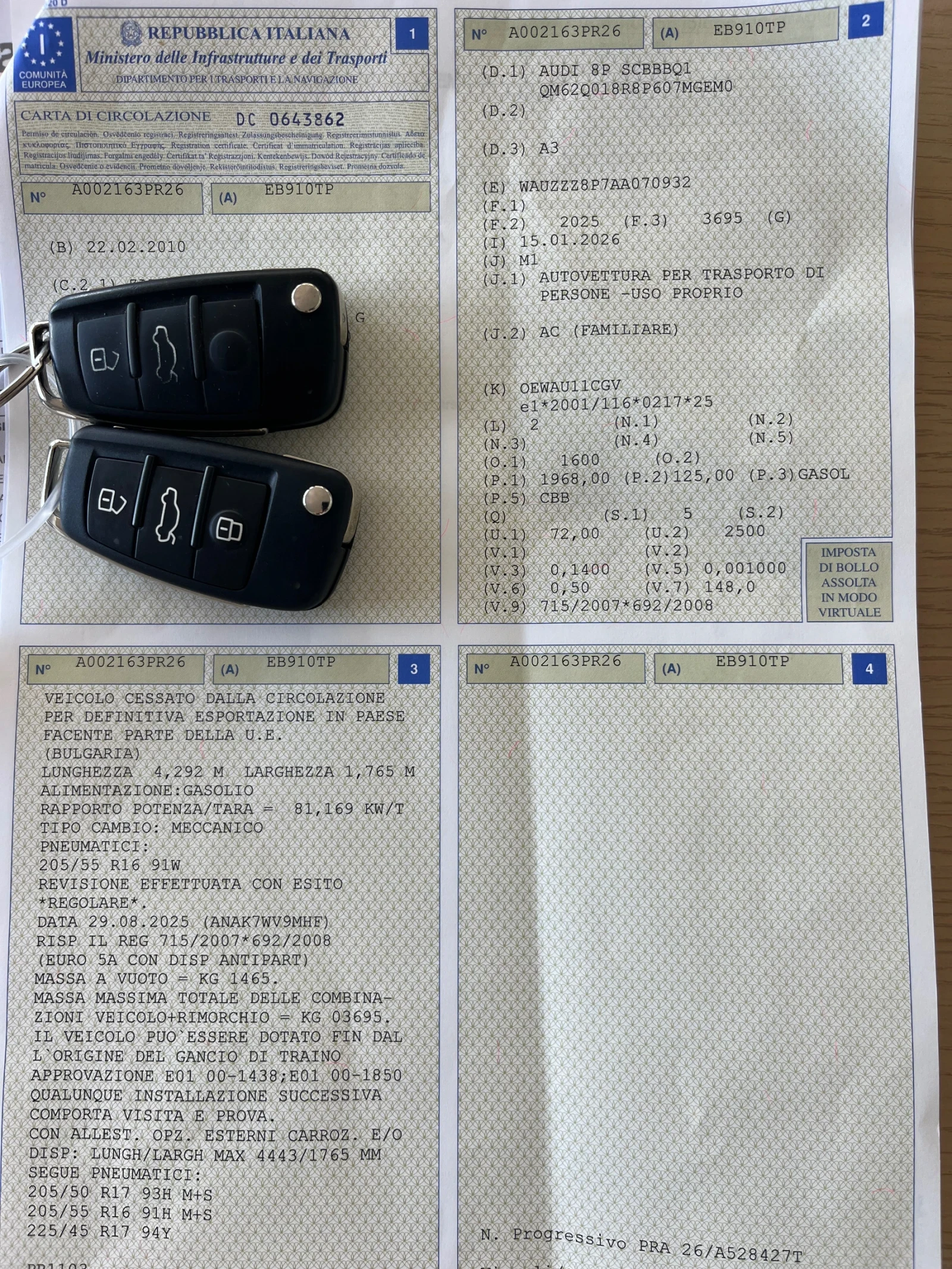 Audi A3 2.0 TDI Quattro, снимка 17 - Автомобили и джипове - 54552184