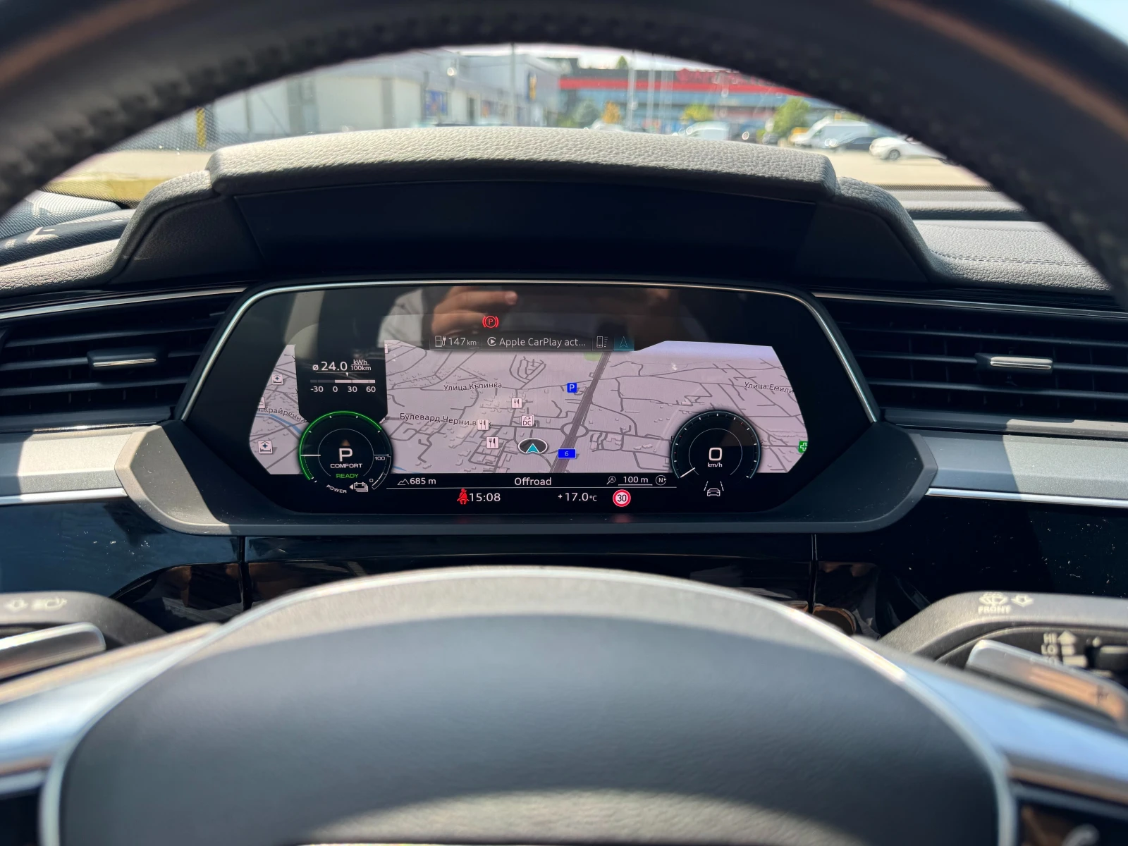 Audi E-Tron 50 quattro   SOH 100% | ПАНОРАМА | КАМЕРА | , снимка 14 - Автомобили и джипове - 55708529