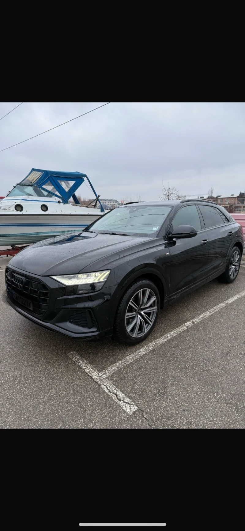 Audi Q8 50TDI Quattro S-LINE B&O Black Optic= 38000 км, снимка 1 - Автомобили и джипове - 49155723