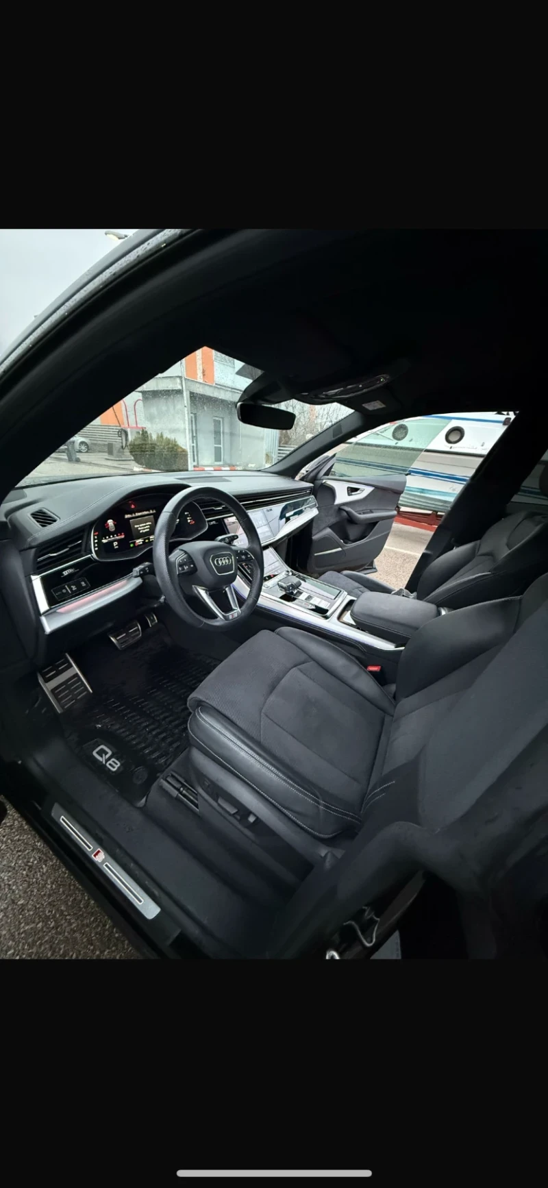 Audi Q8 50TDI Quattro S-LINE B&O Black Optic= 38000 км, снимка 8 - Автомобили и джипове - 49155723