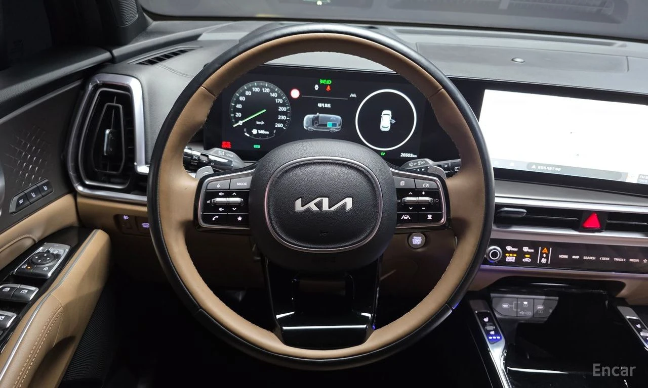 Kia Sorento HYBRID* NOBLESSE* ОБДУХВАНЕ* ДИСТРОНИК* ХЕДЪП* , снимка 8 - Автомобили и джипове - 55969758