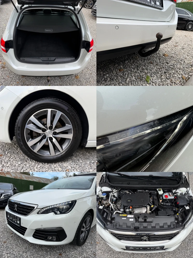 Peugeot 308 1.5 BlueHDI 130hp Facelift Кожа Панорама, снимка 17 - Автомобили и джипове - 47635516