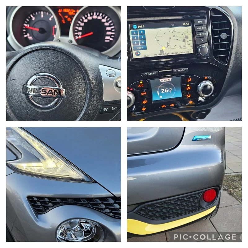 Nissan Juke 1, 5DCi-110кс* 2015г* LED* special edition* НАВИ* , снимка 16 - Автомобили и джипове - 44292923