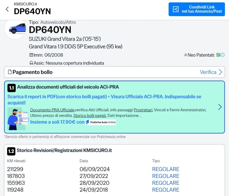 Suzuki Grand vitara 1.9DDS 130 P.S.4WD Executive Италия, снимка 17 - Автомобили и джипове - 53265668