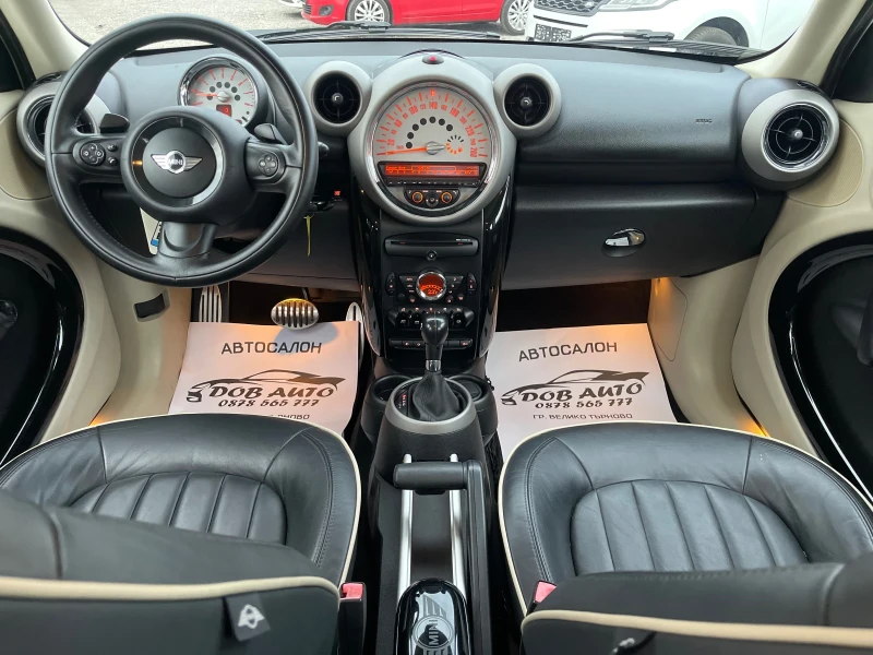 Mini Countryman S-1.6i-AVTOM-184к.с-R60-4X4-126000км, снимка 11 - Автомобили и джипове - 48425037