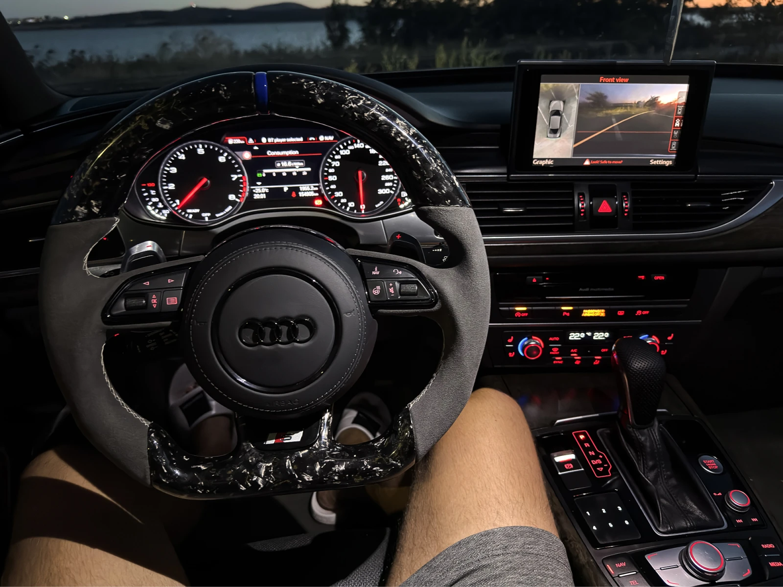 Audi A6 3.0TFSI 333hp S-line ZF8 360 Lane Assist Distronic, снимка 10 - Автомобили и джипове - 56005333