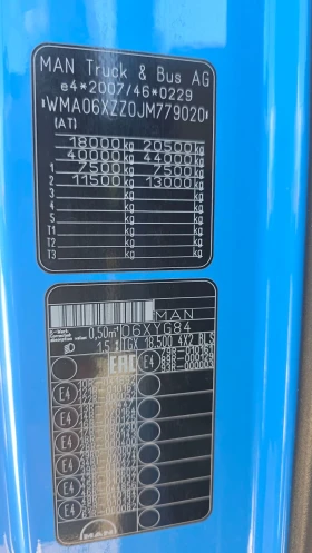 Man Tgx 18 500 EURO 6, снимка 13