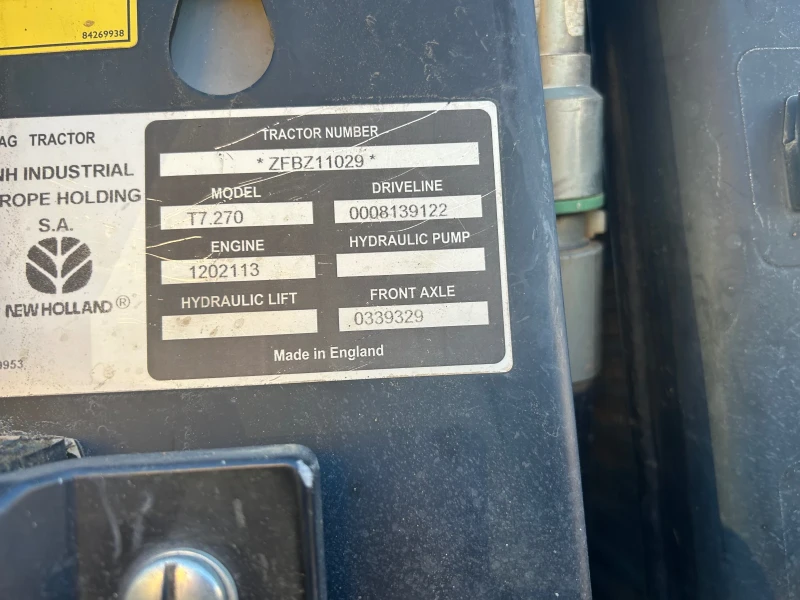 Трактор New Holland T7.270, снимка 10 - Селскостопанска техника - 53060652