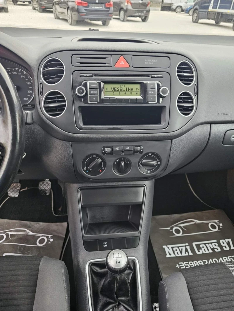 VW Golf Plus 1.6 ГАЗ/UNITED/TOP, снимка 10 - Автомобили и джипове - 48005105