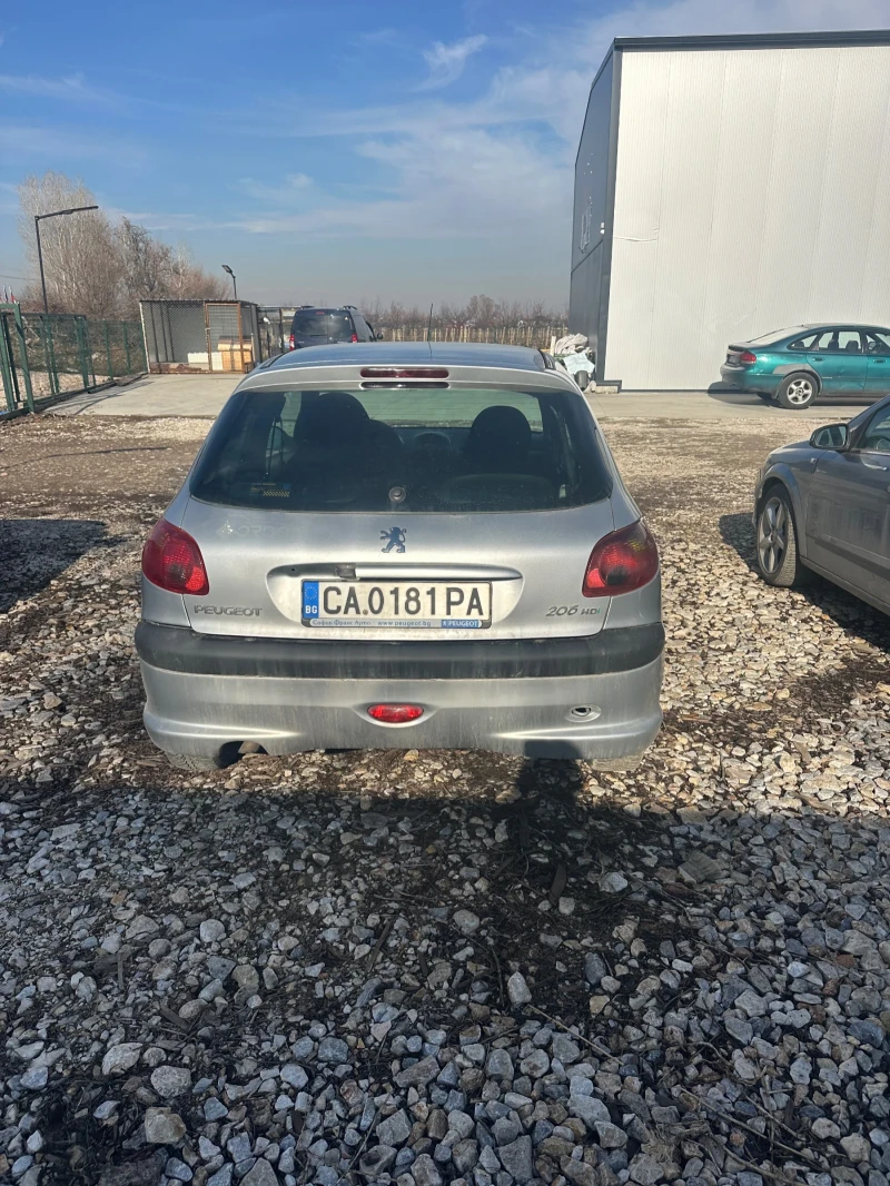 Peugeot 206 Товарно, снимка 3 - Автомобили и джипове - 48796523