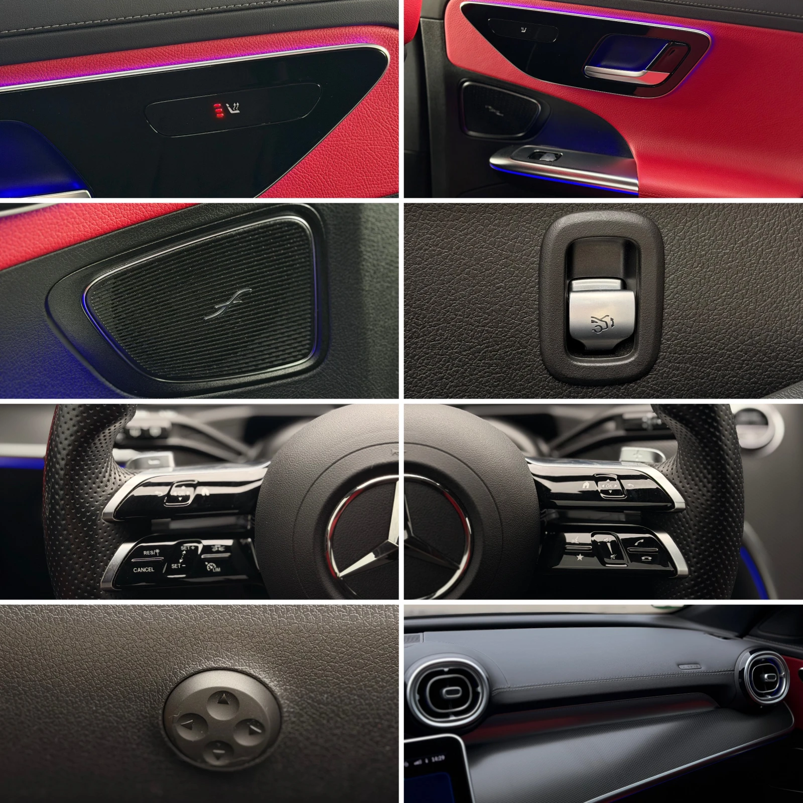 Mercedes-Benz C 300 -63 AMG pack-Digital-Ambient-Distronic-Burmester-, снимка 14 - Автомобили и джипове - 53919563