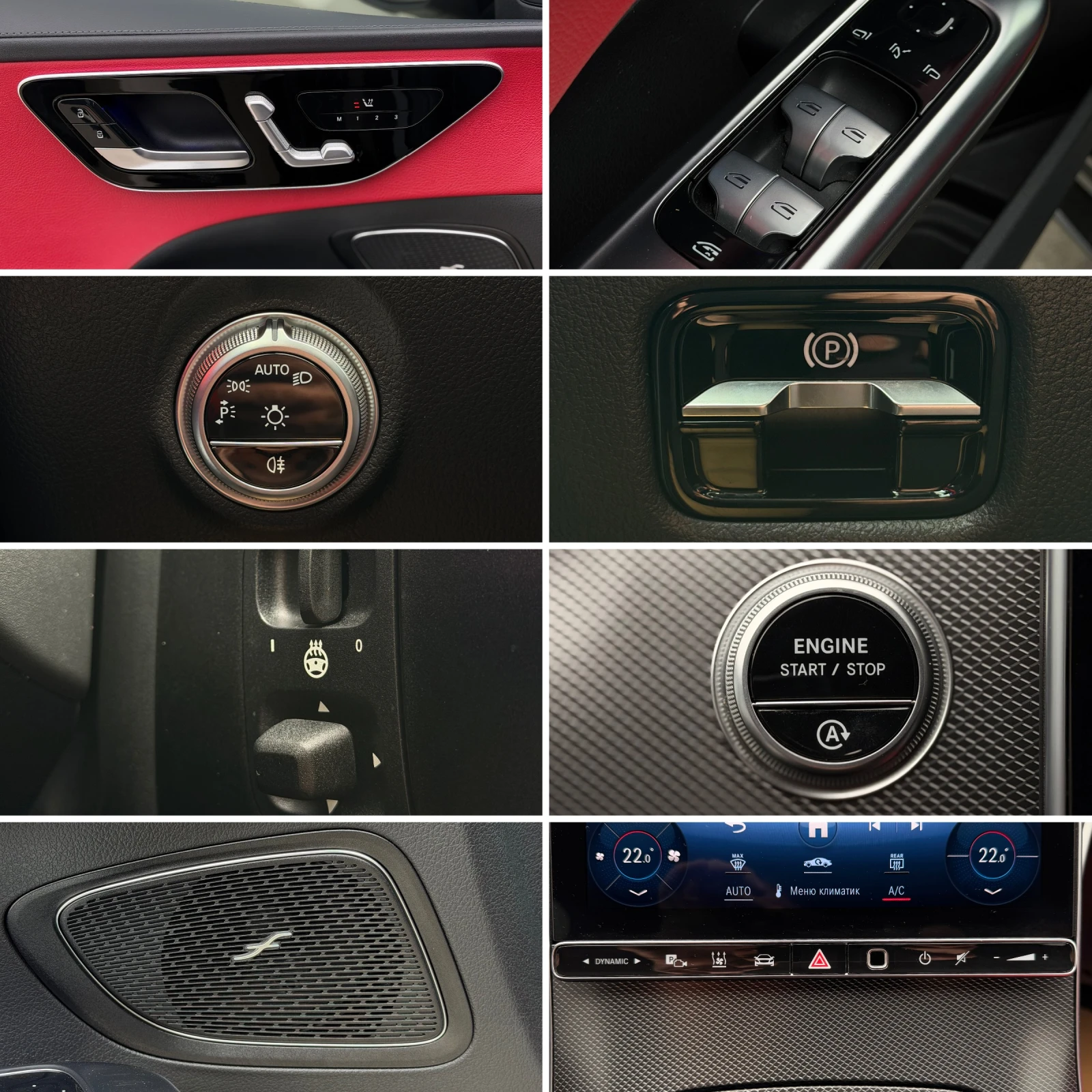 Mercedes-Benz C 300 -63 AMG pack-Digital-Ambient-Distronic-Burmester-, снимка 12 - Автомобили и джипове - 53919563