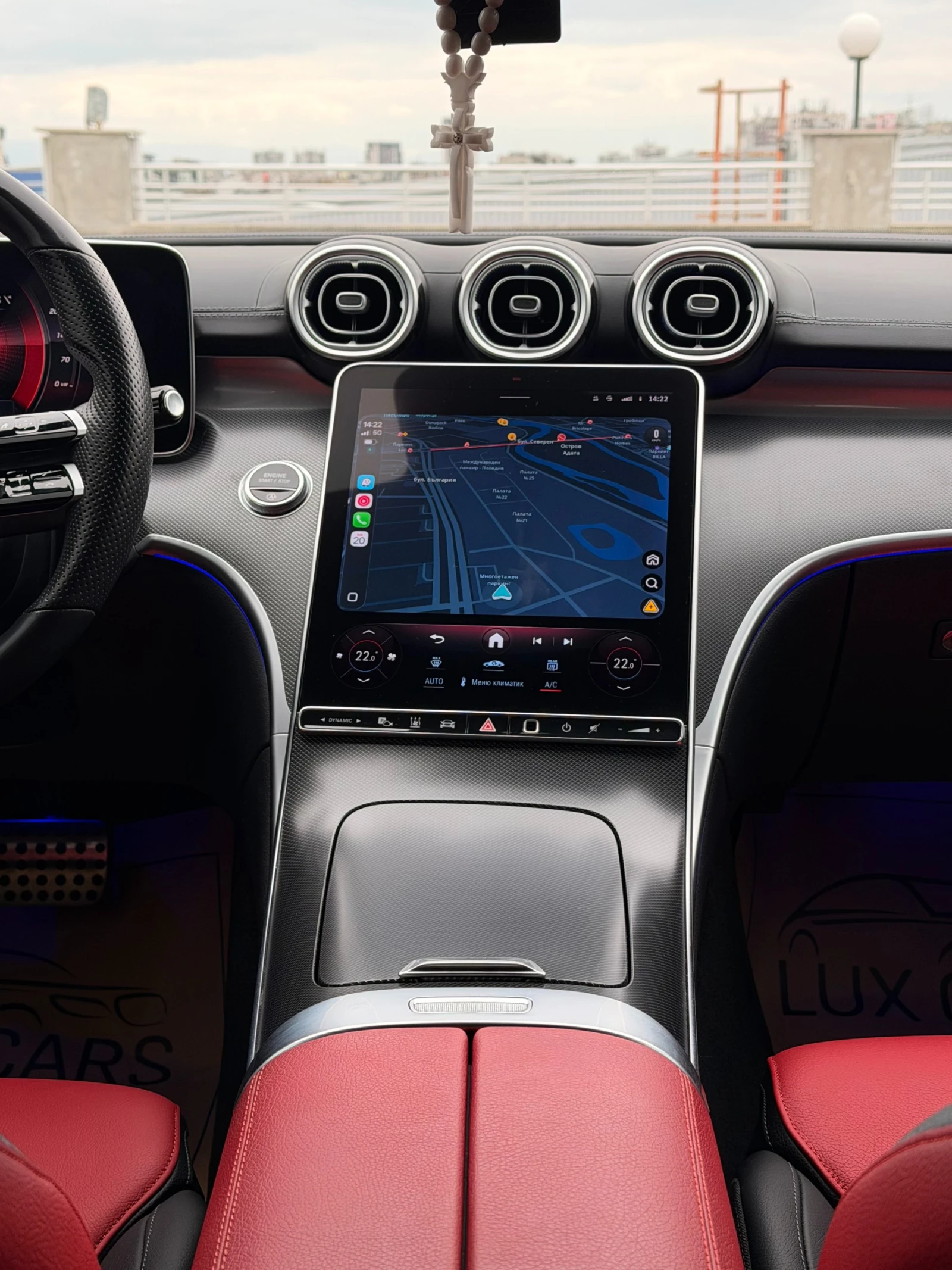 Mercedes-Benz C 300 -63 AMG pack-Digital-Ambient-Distronic-Burmester-, снимка 10 - Автомобили и джипове - 53919563