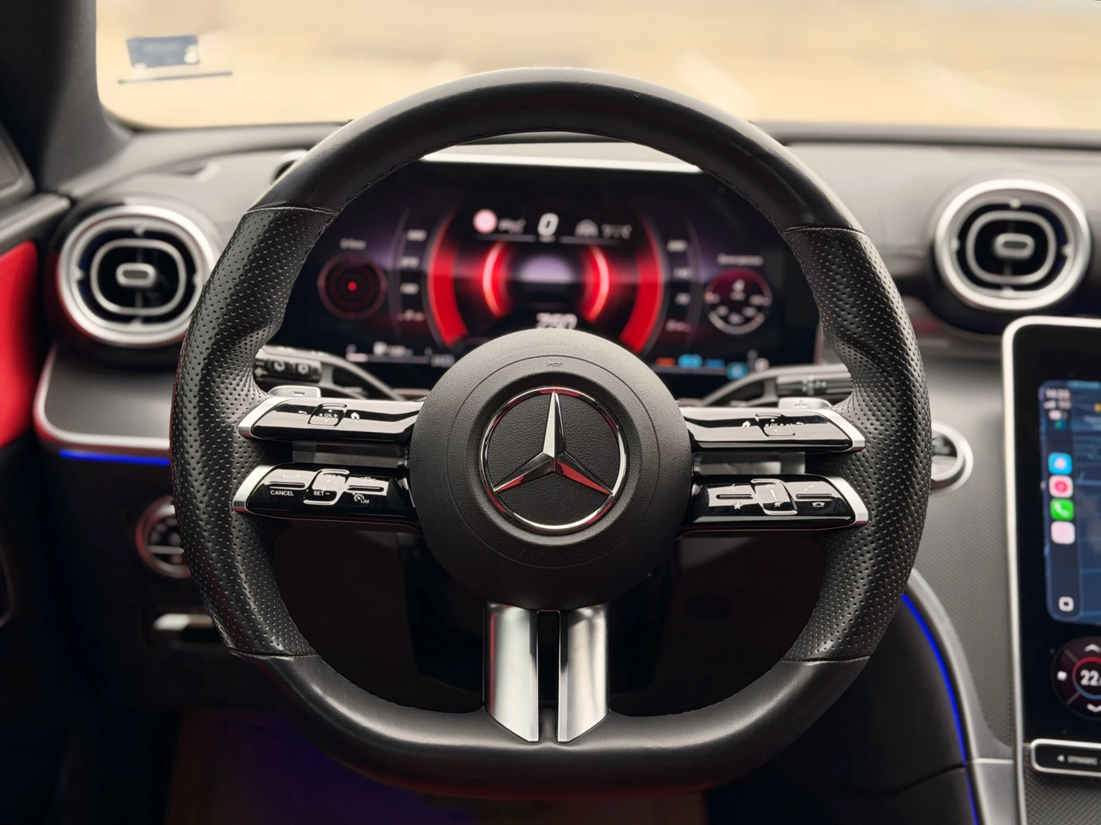 Mercedes-Benz C 300 -63 AMG pack-Digital-Ambient-Distronic-Burmester-, снимка 8 - Автомобили и джипове - 53919563