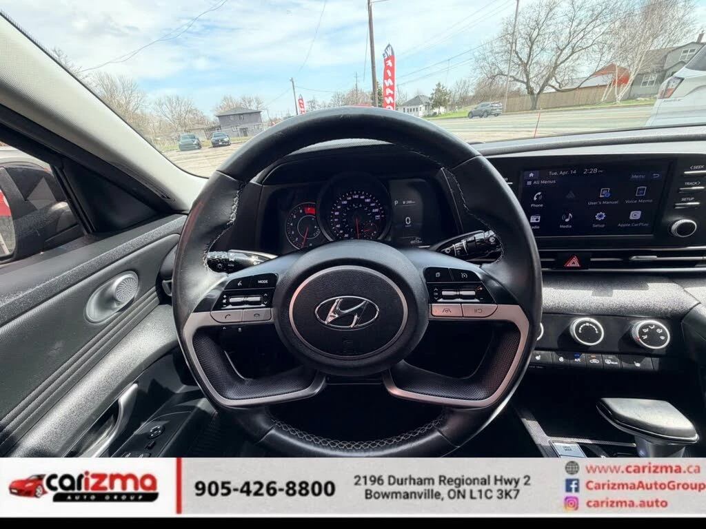 Hyundai Elantra Distronic* Мъртви точки* Carplay, снимка 6 - Автомобили и джипове - 54689297