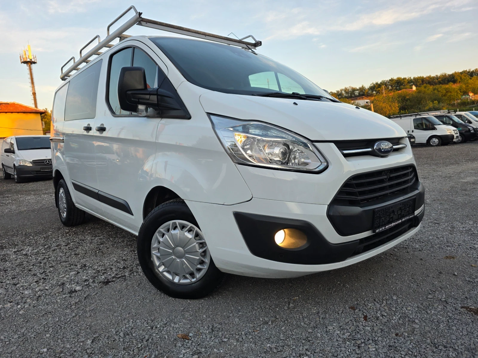 Ford Transit Custom 2.2tdci 5+ 1 125к.с., снимка 3 - Бусове и автобуси - 55961958
