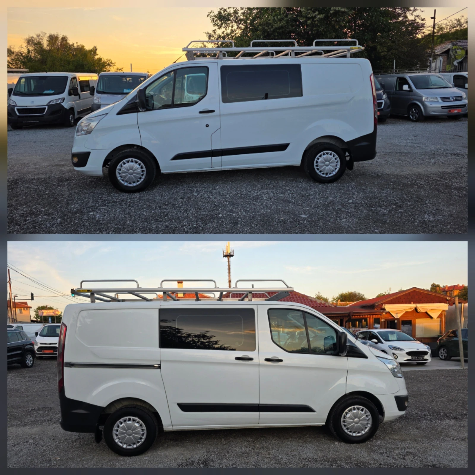 Ford Transit Custom 2.2tdci 5+ 1 125к.с., снимка 7 - Бусове и автобуси - 55961958