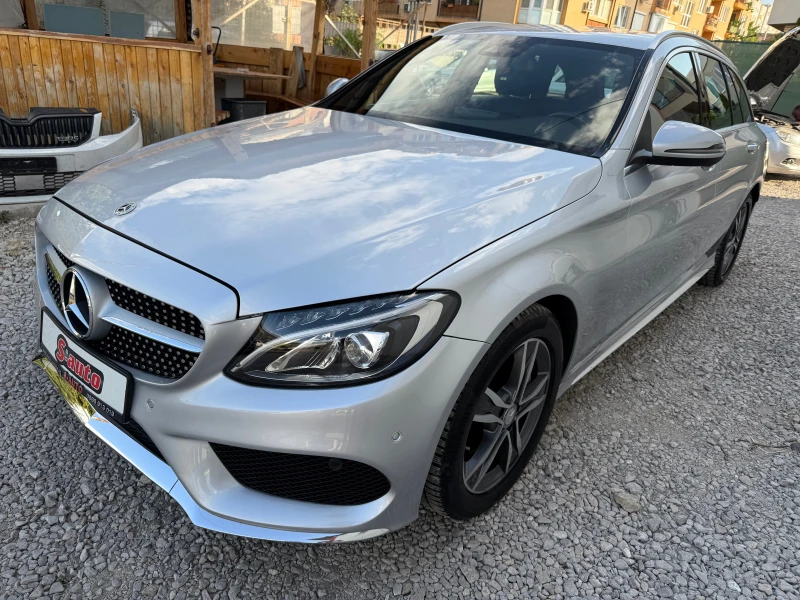 Mercedes-Benz C 220 cdi AMG-Line* 158х.км* АВТОМАТ* КОЖА* КСЕНОН* KEYL, снимка 3 - Автомобили и джипове - 51094481