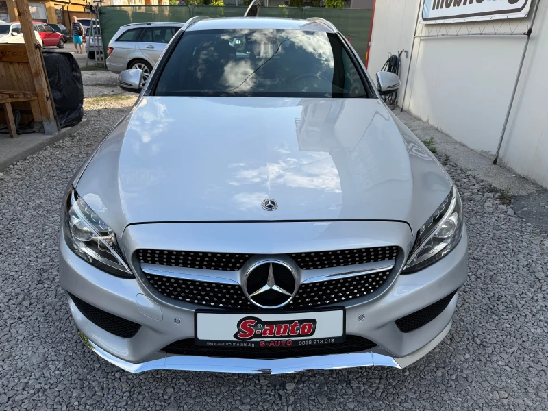 Mercedes-Benz C 220 cdi AMG-Line* 158х.км* АВТОМАТ* КОЖА* КСЕНОН* KEYL, снимка 2 - Автомобили и джипове - 51094481