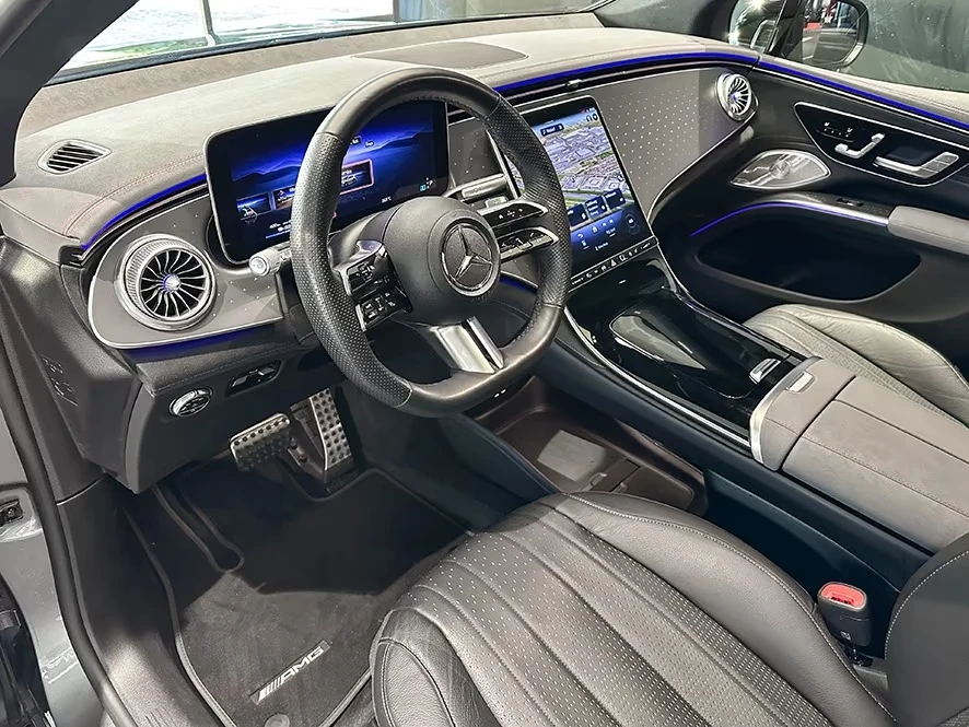 Mercedes-Benz EQS 450 SUV 4-MATIC AMG NIGHT-PAKET BURMESTER PANORAMA, снимка 5 - Автомобили и джипове - 54128216