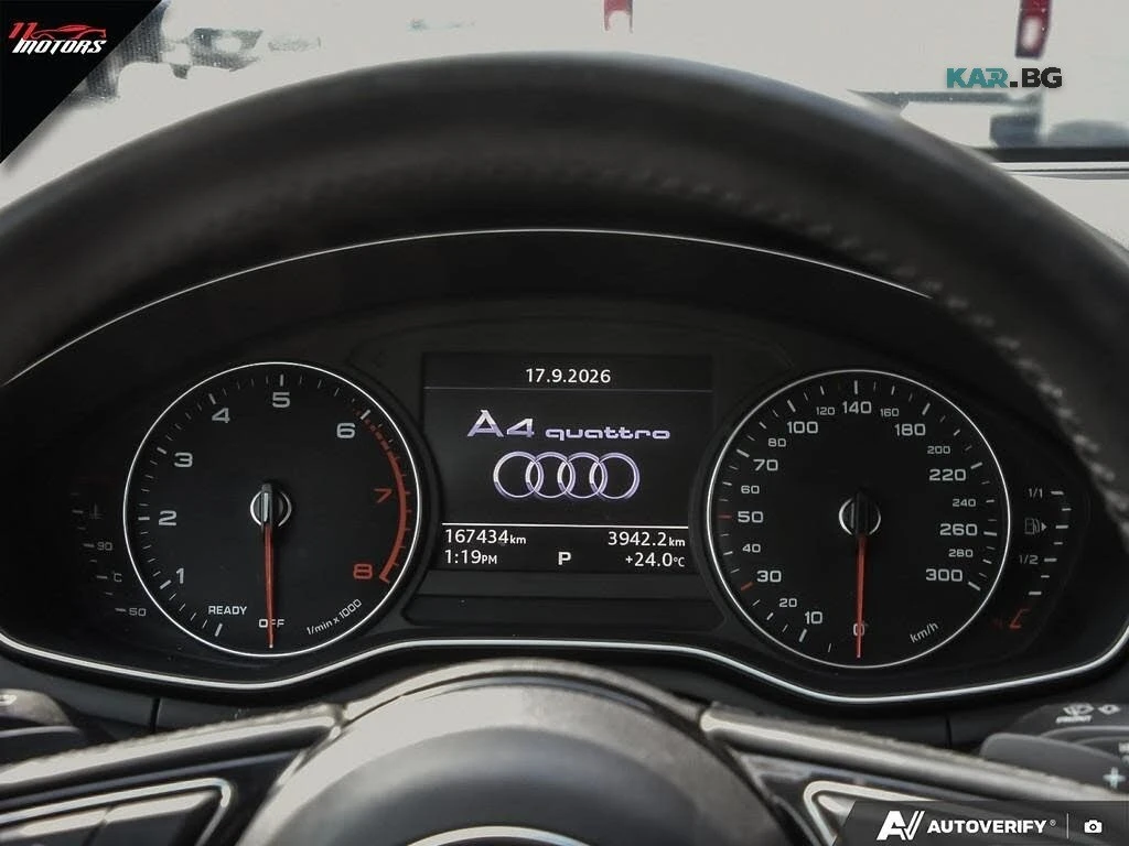 Audi A4 quattro Подгреви Пано АвтоКредит (ЦЕНА ДО БГ), снимка 9 - Автомобили и джипове - 56159778