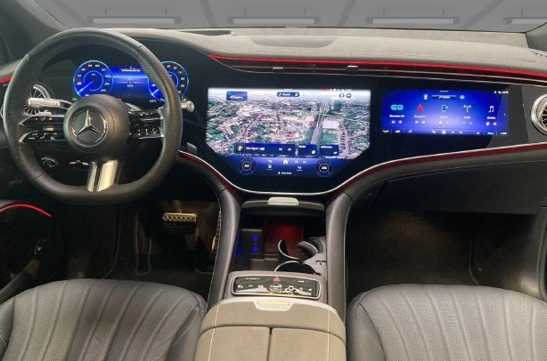 Mercedes-Benz EQS SUV 450 4Matic = AMG Line = Premium Plus Гаранция - изображение 9