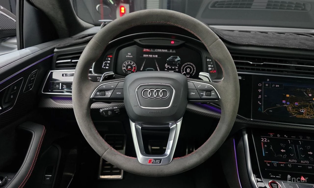Audi RSQ8 * QUATTRO* CERAMIC* ALCANTARA* ПАНОРАМА* 360* HUD*, снимка 12 - Автомобили и джипове - 54488753