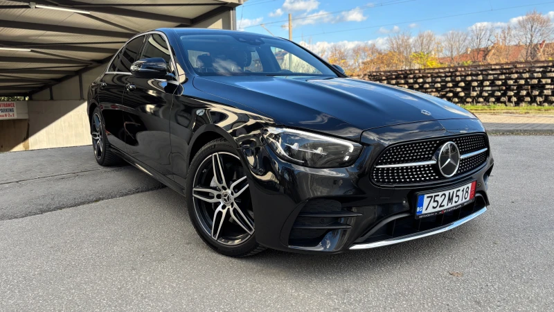 Mercedes-Benz E 220 * БАРТЕР* ЛИЗИНГ* 4matic* AMG* ОБСЛУЖЕНА* , снимка 5 - Автомобили и джипове - 52034626