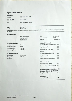 Обява за продажба на Mercedes-Benz C 250 4MATIC AIRMATIC ~35 900 лв. - изображение 2