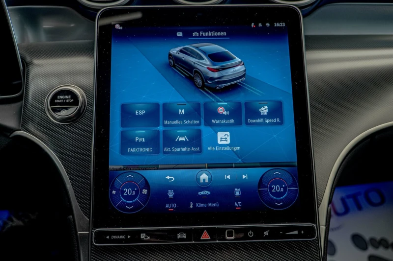 Mercedes-Benz GLC 200 AMG/Coupe/Подгрев/Камера/4Matic/Night Paket, снимка 14 - Автомобили и джипове - 52108812