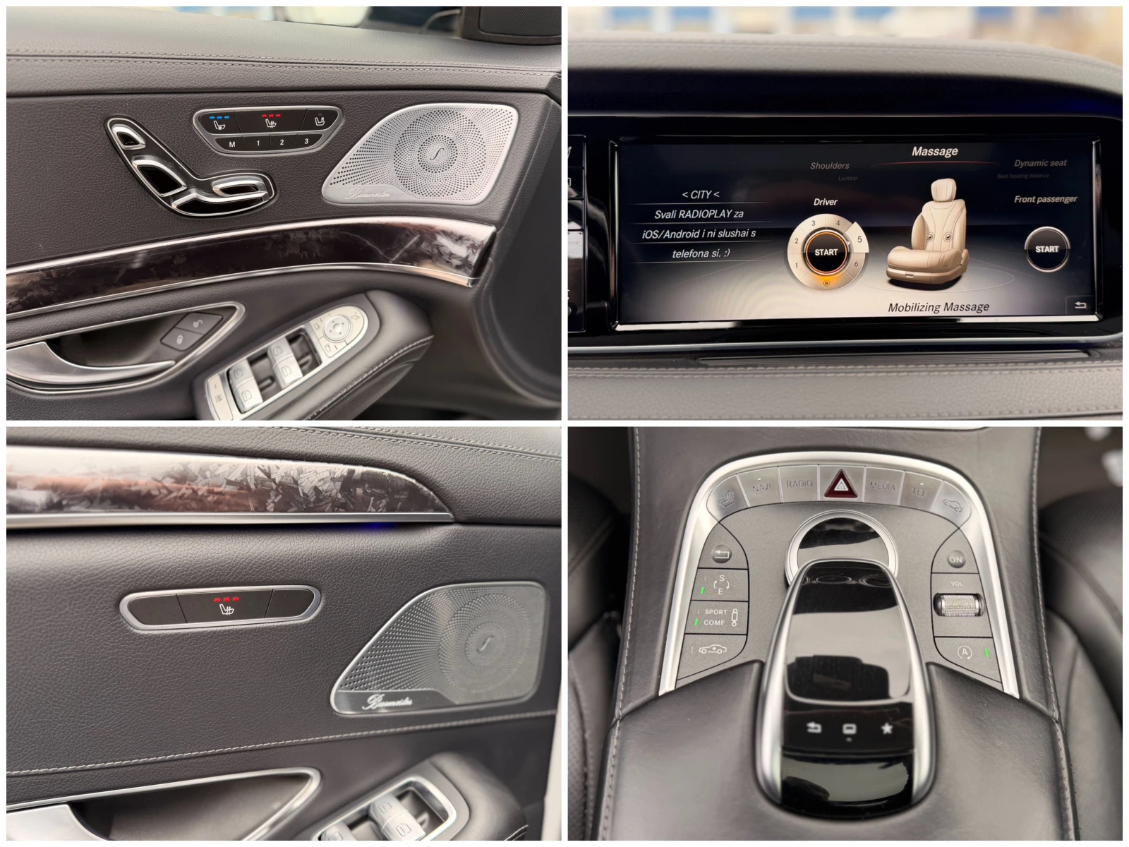 Mercedes-Benz S 350 BLUETEC= 4MATIC= 63 AMG= DISTRONIC= KEYLESS= SOFT  | Mobile.bg   17