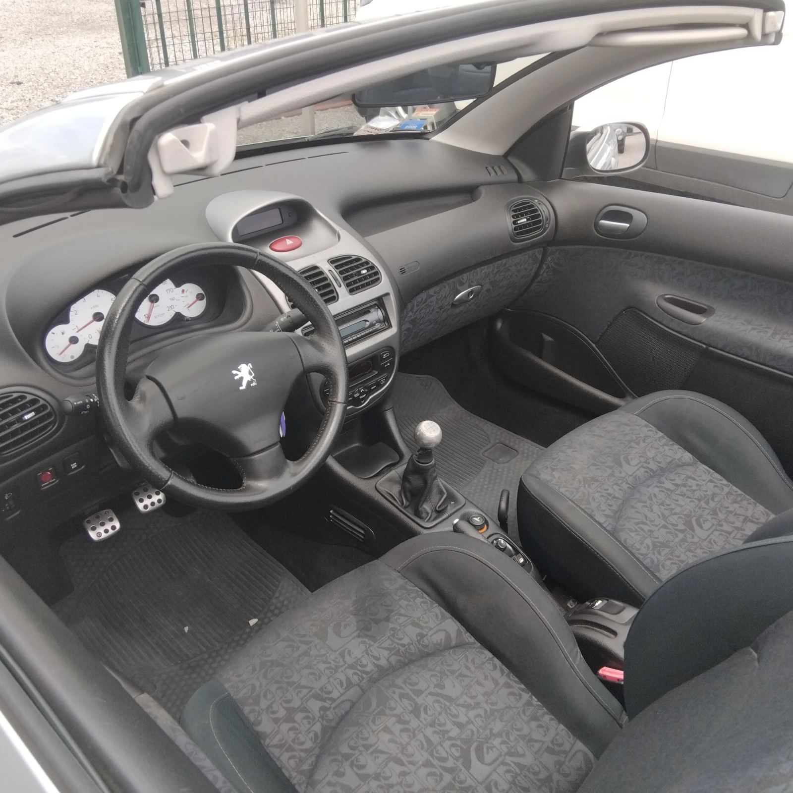 Peugeot 206 CC КАБРИО 1.6 54000КМ, снимка 11 - Автомобили и джипове - 54777877
