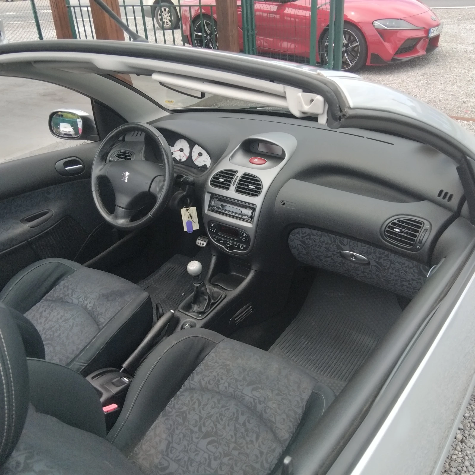 Peugeot 206 CC КАБРИО 1.6 54000КМ, снимка 10 - Автомобили и джипове - 54777877