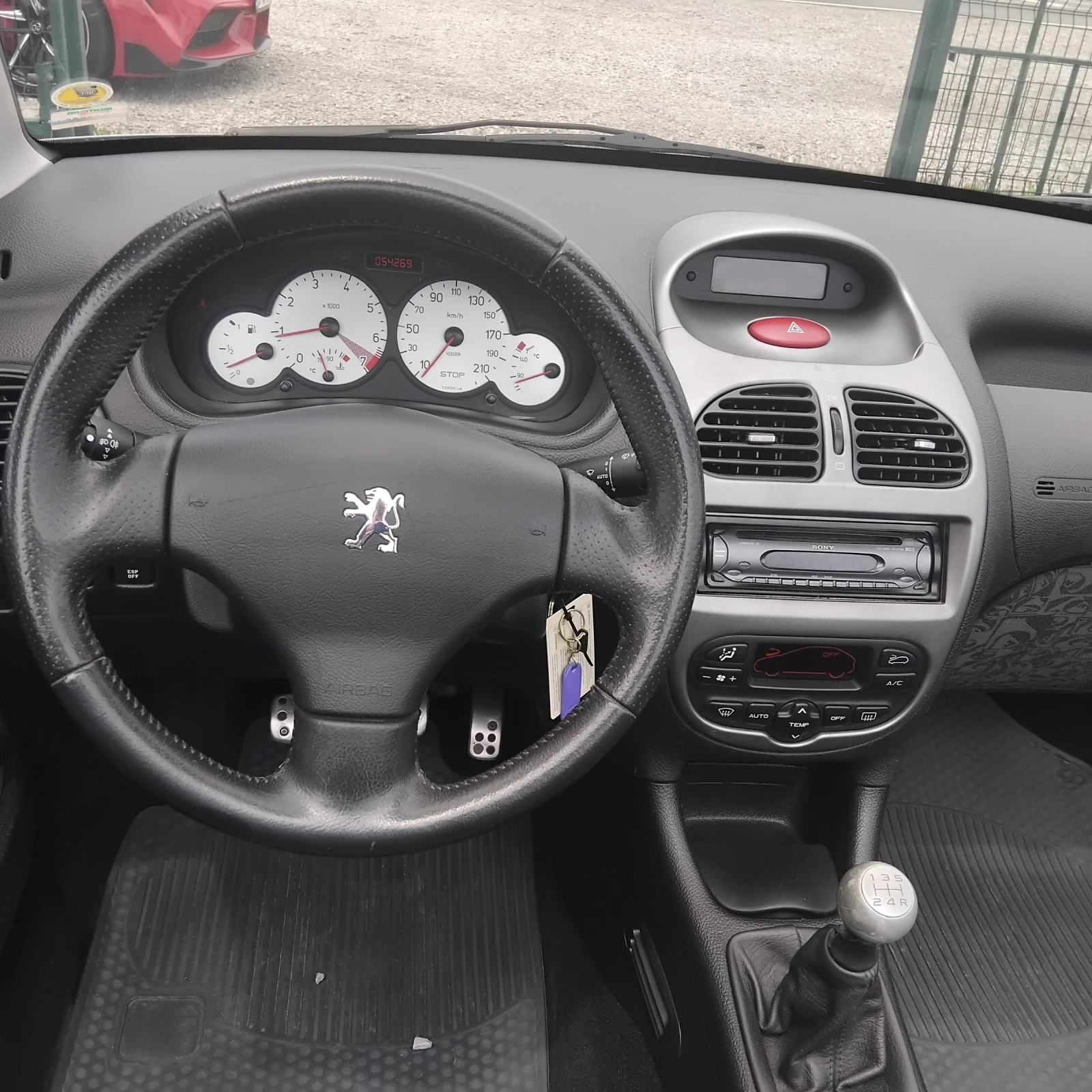 Peugeot 206 CC КАБРИО 1.6 54000КМ, снимка 7 - Автомобили и джипове - 54777877