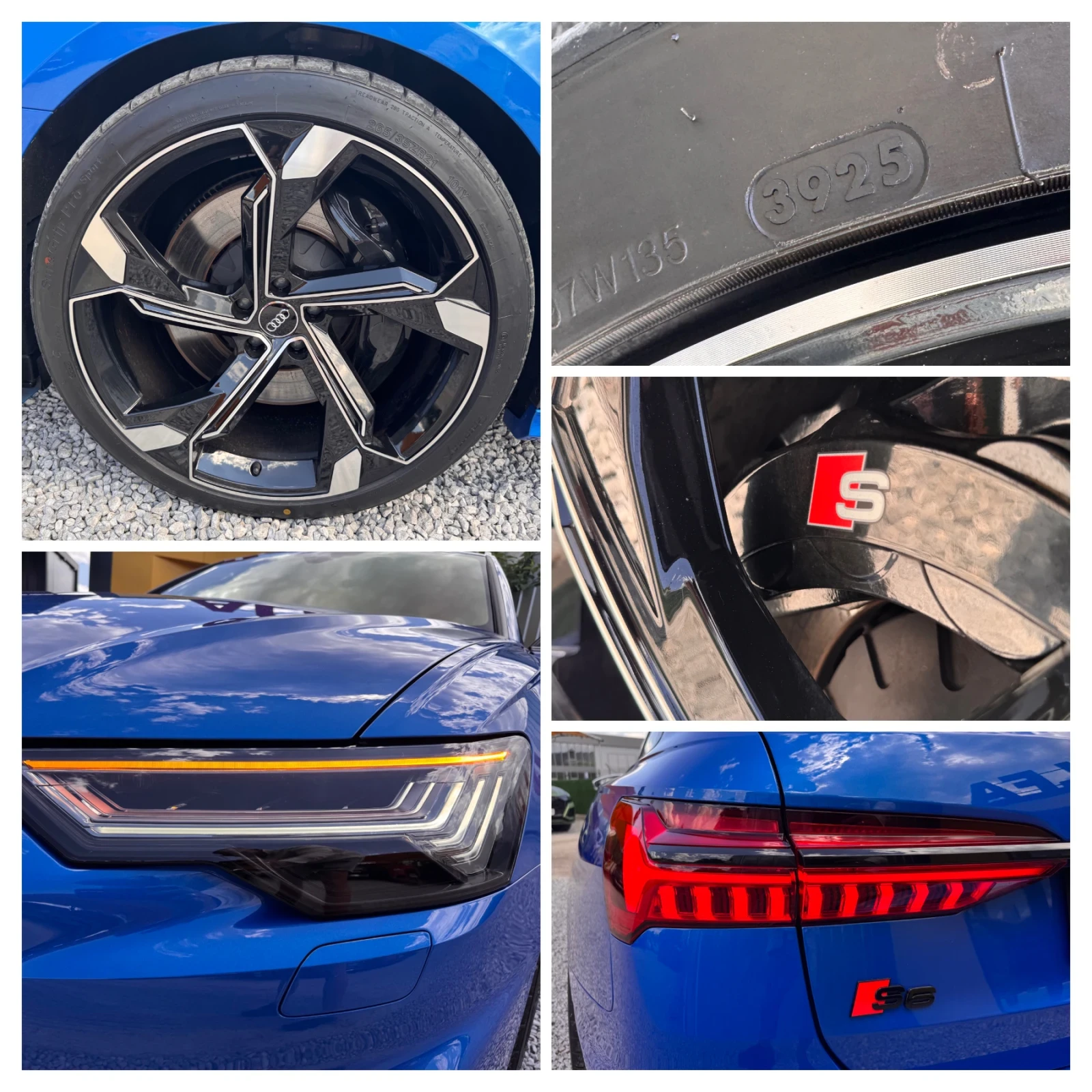 Audi A6 S6/344hp/12700km/ГАРАНЦИЯ-2г./BLACK EDITTION/НОВА/, снимка 7 - Автомобили и джипове - 55433666