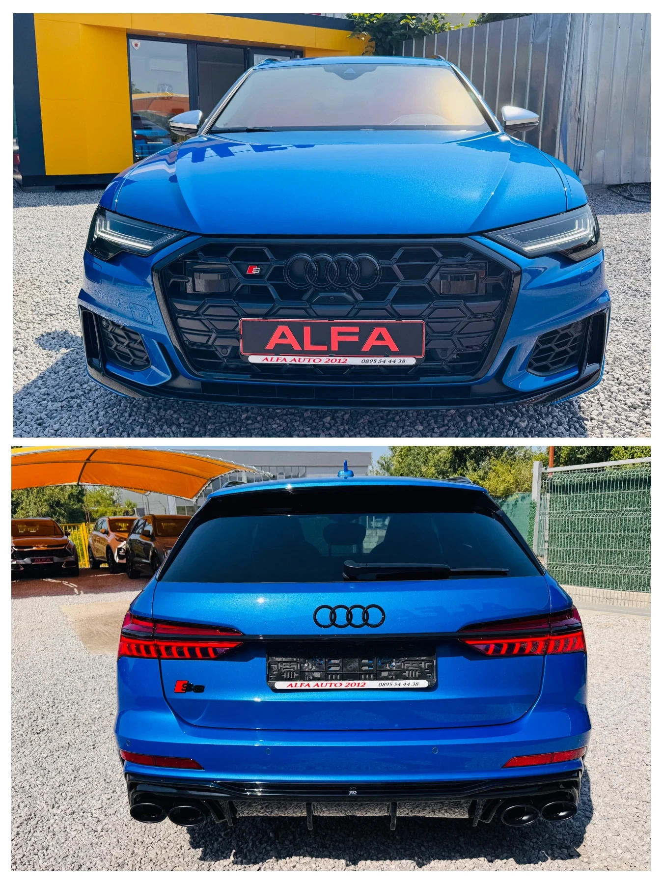 Audi A6 S6/344hp/12700km/ГАРАНЦИЯ-2г./BLACK EDITTION/НОВА/, снимка 6 - Автомобили и джипове - 55433666
