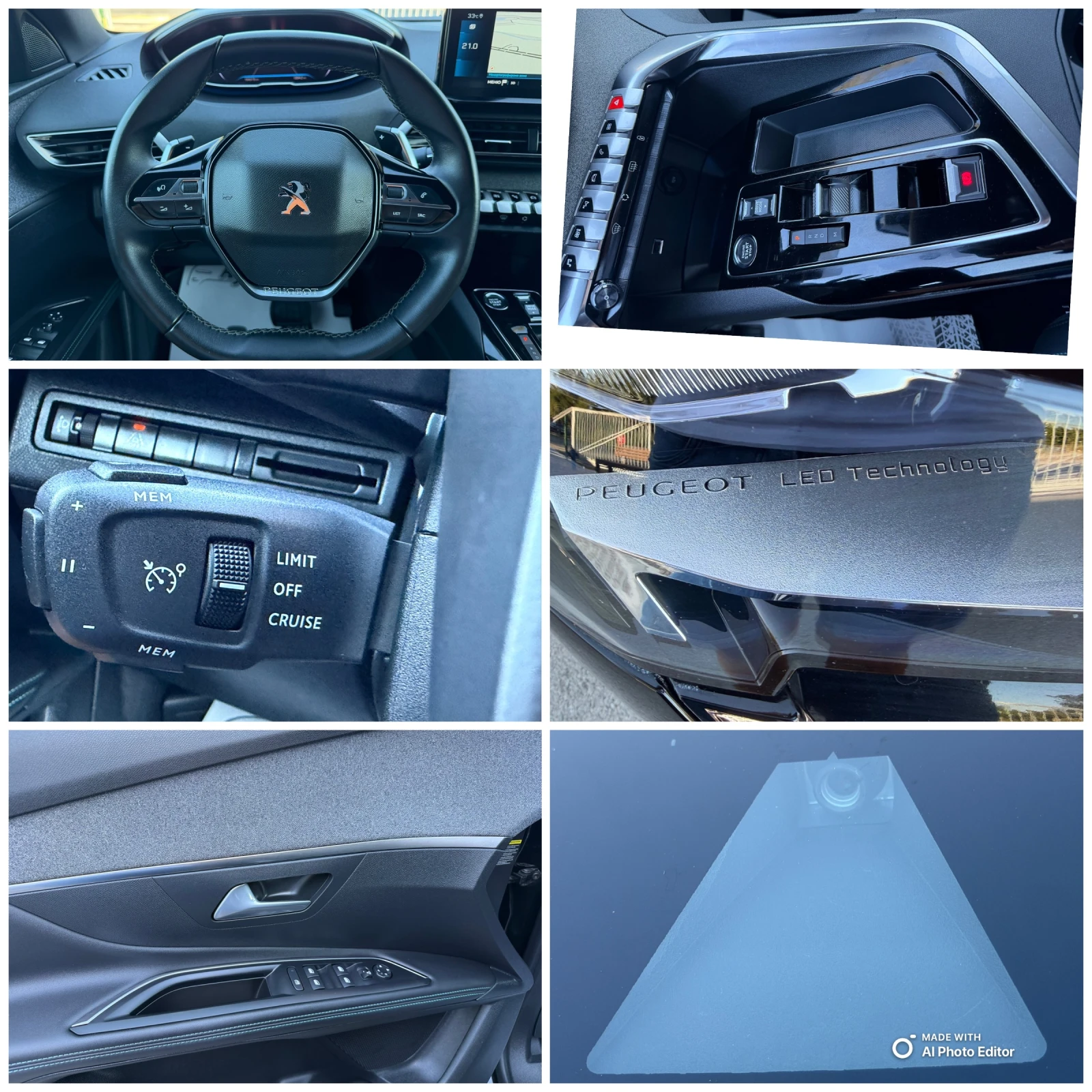 Peugeot 3008 1.5 AVTOMAT LED KAMERA, снимка 14 - Автомобили и джипове - 55694402