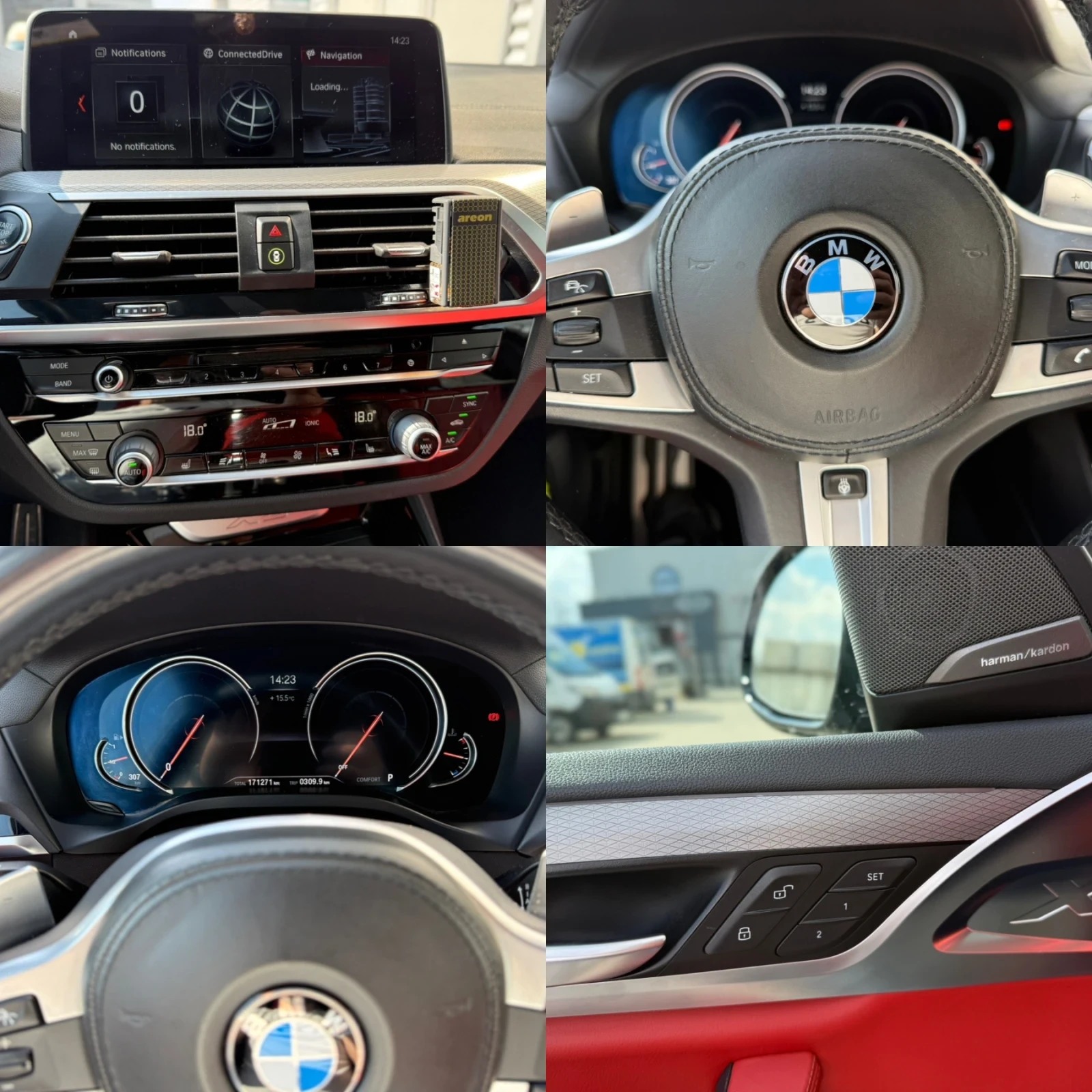 BMW X3 M-packet+ Sport-packet+ 30xDrive+ Head-Up, снимка 16 - Автомобили и джипове - 53982338