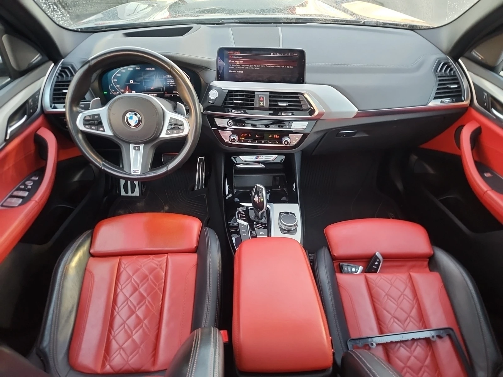 BMW X3 M40i, ЧЕРВЕНА КОЖА, ЛИЗИНГ, снимка 10 - Автомобили и джипове - 56363794
