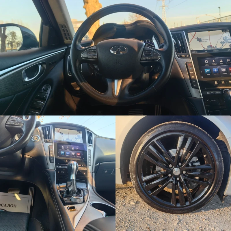 Infiniti Q50 2.2 170 К.С. АВТОМАТ!КОЖА!НАВИ!, снимка 13 - Автомобили и джипове - 48118261