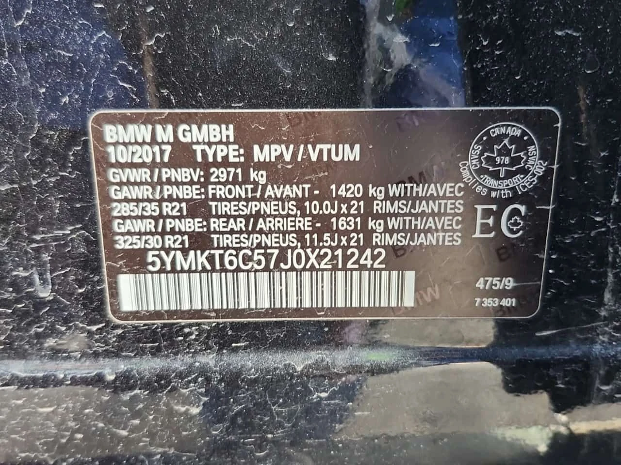 BMW X5M * SPORTS ACTIVITY VEHICLE * CARFAX *  - изображение 7