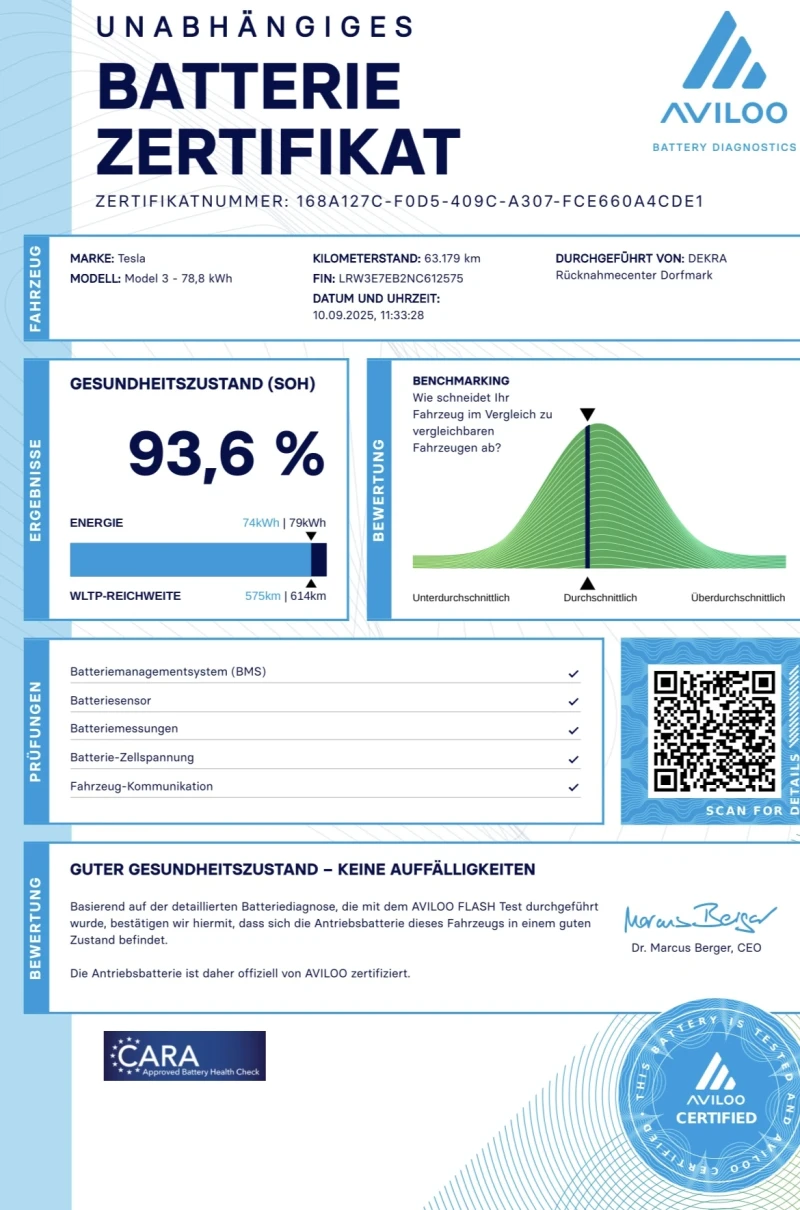 Tesla Model 3 LR Гаранция 78Kw, снимка 7 - Автомобили и джипове - 52132138