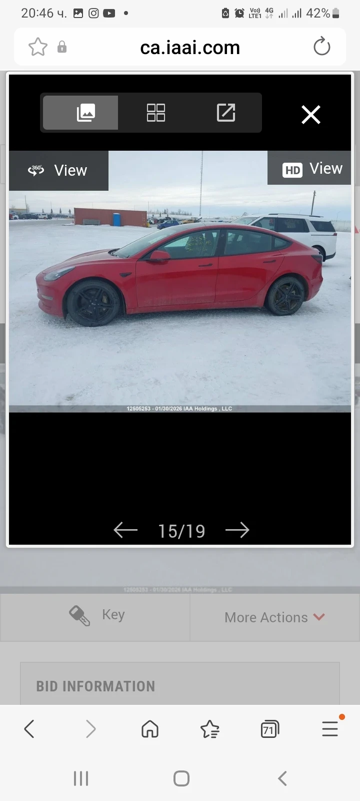Tesla Model 3, снимка 4 - Автомобили и джипове - 55502538