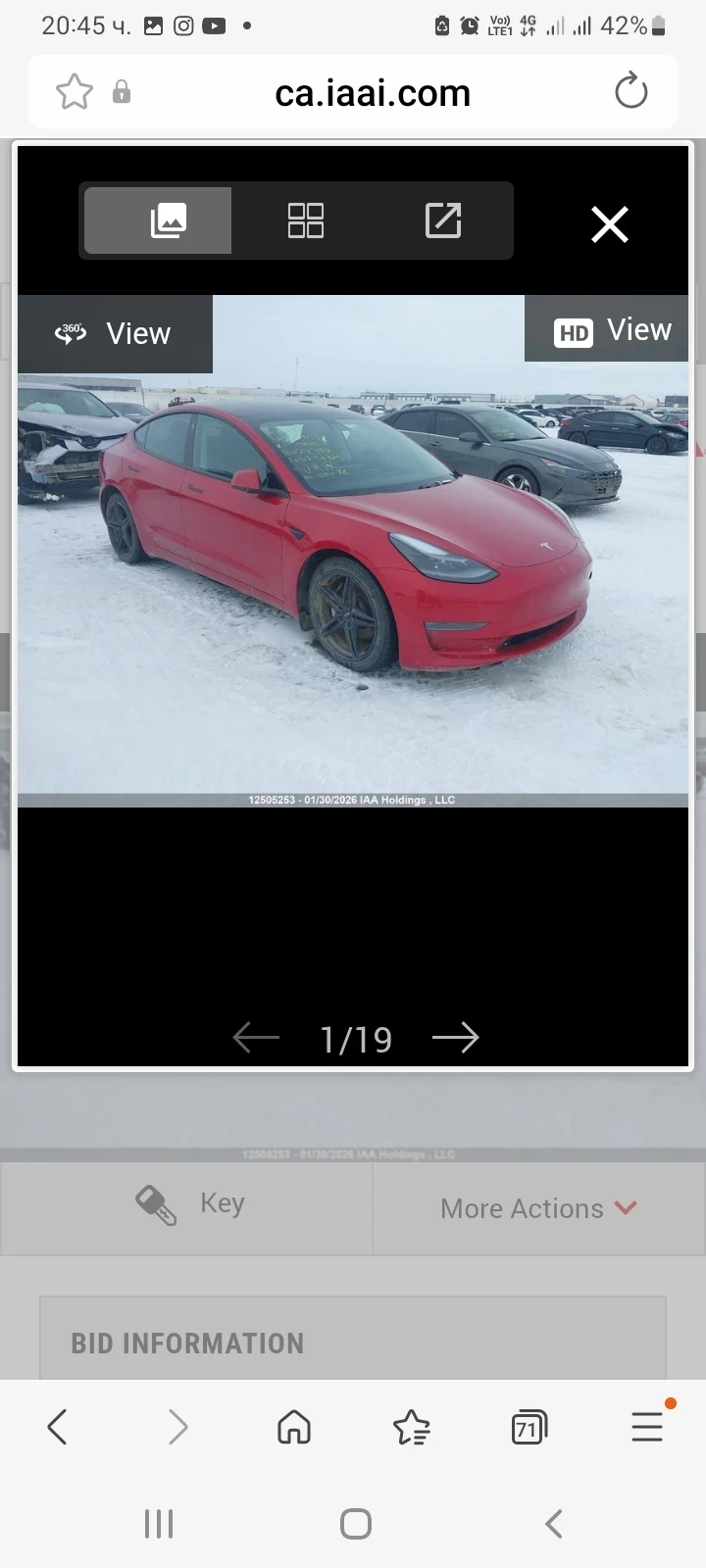 Tesla Model 3, снимка 6 - Автомобили и джипове - 55502538